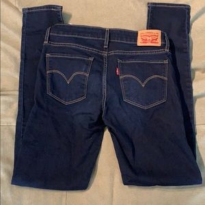 Levi’s 711 dark skinny jeans